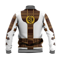 Eritrea Baseball Jacket Fancy Tibeb Vibes - White LT8 - Wonder Print Shop