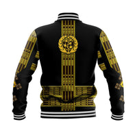 Eritrea Baseball Jacket Fancy Tibeb Vibes NO.1 Ver - Black LT8 - Wonder Print Shop