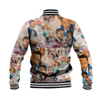 Civil Rights Leaders Baseball Jacket Color Painting Style LT8 - Wonder Print Shop