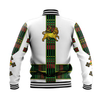 Ethiopia Baseball Jacket Ethiopian Lion Of Judah Tibeb Vibes NO.1 Ver - Flag Style LT8 - Wonder Print Shop