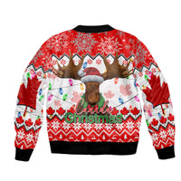 Christmas Moose Canada Bomber Jacket 2022 LT6 - Wonder Print Shop