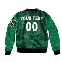 (Custom Personalised And Number) Pakistan Cricket Jersey Bomber Jacket LT6 - Wonder Print Shop
