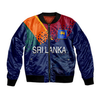 (Custom Personalised And Number) Sri Lanka Cricket Jersey Bomber Jacket LT6 - Wonder Print Shop