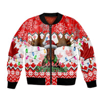 Christmas Moose Canada Bomber Jacket 2022 LT6 - Wonder Print Shop