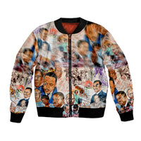 Civil Rights Leaders Bomber Jacket Color Painting Style LT8 - Wonder Print Shop