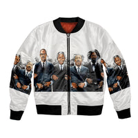 Civil Rights Male Leaders Movement Bomber Jacket Simple Style LT8 - Wonder Print Shop