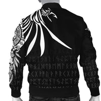 Custom Special Raven Bomber Jacket - Tattoo Style RLT12 - Wonder Print Shop