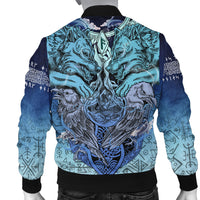 Viking Bomber Jacket Ansuz Rune RLT12 - Wonder Print Shop