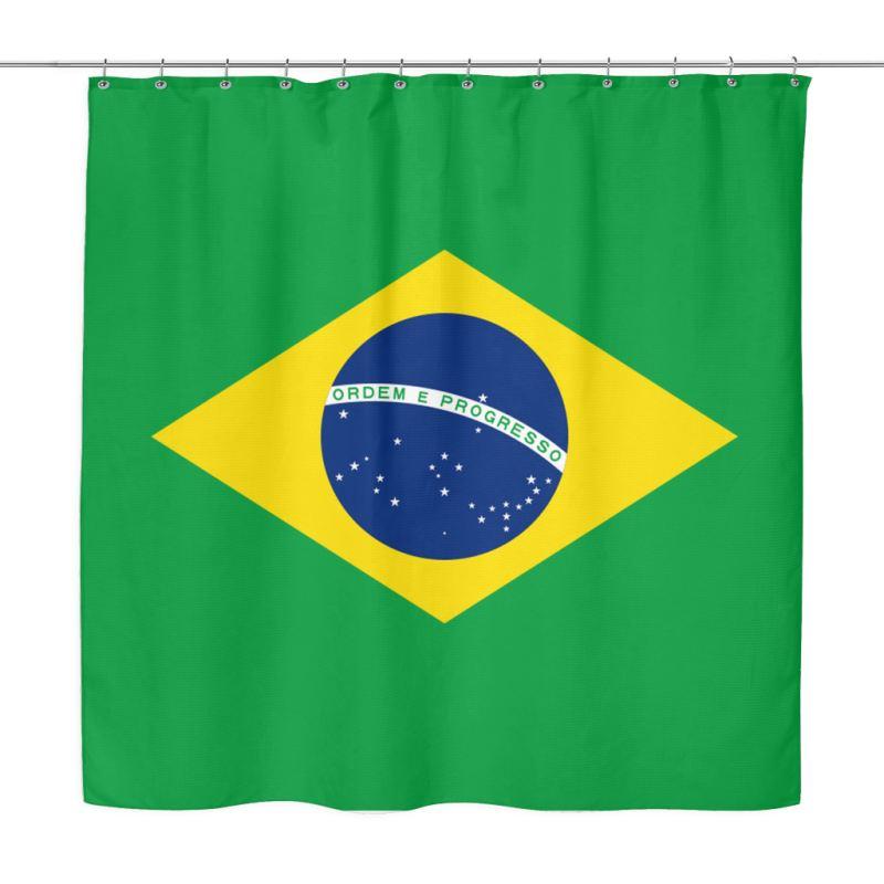 brazil-flag-shower-curtain