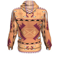 Pink Purple Tribal Pattern Native American All Over Hoodie LT10 - Wonder Print Shop