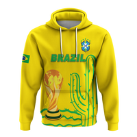 Custom Brazil Champion Football 2022 Hoodie LT12 - Wonder Print Shop