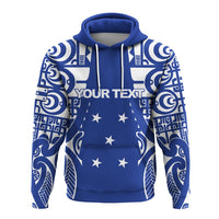 Custom Gambier Islands Tribal Tattoo Hoodie LT12 - Wonder Print Shop