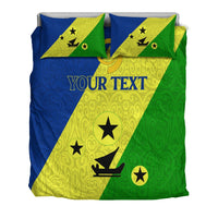 (Custom Personalised) Vanuatu Malampa Province Bedding Set - Flag Style LT12 - Wonder Print Shop