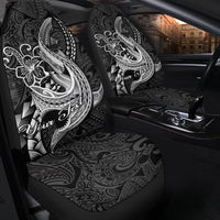 Custom Personalised Polynesian Shark Tattoo Hawaii Tribal Car Seat Covers LT12 - Wonder Print Shop