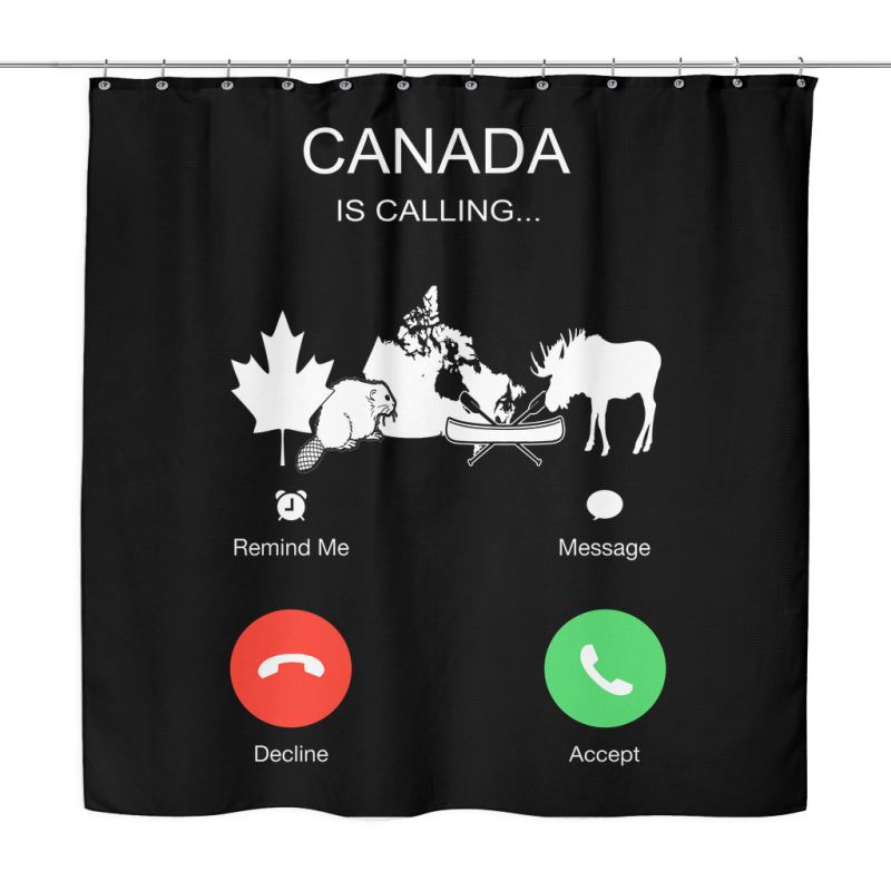 canada-is-calling-shower-curtain