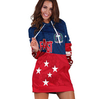 F.A.S.T Samoa Hoodie Dress Polynesian Enthusiasm LT13 - Wonder Print Shop