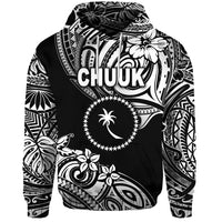 FSM Chuuk Hoodie Unique Vibes Black LT8 - Wonder Print Shop