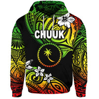 Custom FSM Chuuk Hoodie Unique Vibes Reggae LT8 - Wonder Print Shop