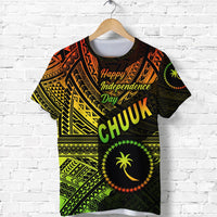 FSM Chuuk T Shirt Happy Independence Day Original Vibes Reggae LT8 - Wonder Print Shop