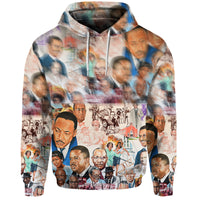 Civil Rights Leaders Hoodie Color Painting Style LT8 - Wonder Print Shop