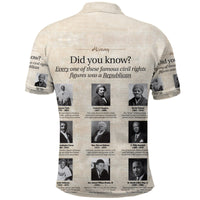 Civil Rights Leaders Polo Shirt Did You Know History Vibes LT8 - Wonder Print Shop