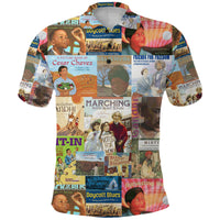 Civil Rights Movement Polo Shirt Painting Book Vibes LT8 - Wonder Print Shop