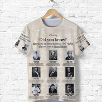 Civil Rights Leaders T Shirt Did You Know History Vibes LT8 - Wonder Print Shop