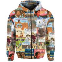 Civil Rights MovemenHoodie Painting Book Vibes LT8 - Wonder Print Shop