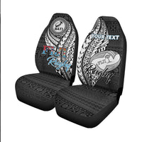 Custom Personalised Fiji Rugby Bati Tapa Pattern Car Seat Covers LT2 - Wonder Print Shop