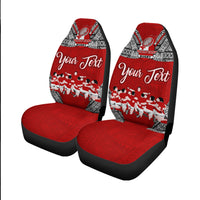 Custom Personalised Tonga Rugby Ikale Tahi Sipi Tau Car Seat Covers - LT2 - Wonder Print Shop