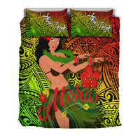 Custom Personalised Hawaii Hula Girl Reggae Bedding Set - LT2 - Wonder Print Shop