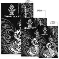Custom Personalised Hawaii Ikaika Warrior Area Rug LT2 - Wonder Print Shop