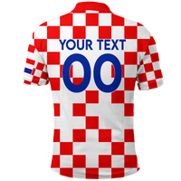 Custom Croatia Polo Shirt Football 2022 LT2 - Wonder Print Shop
