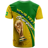 Custom Brazil T Shirt Football 2022 LT2 - Wonder Print Shop