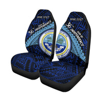 Custom Personalised FSM 36th Year Of Independence Car Seat Covers - LT2 - Wonder Print Shop
