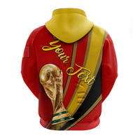 Custom Belgium Football 2022 Hoodie LT2 - Wonder Print Shop