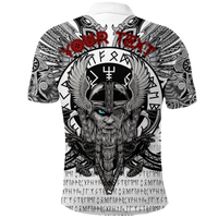 Custom Viking T Shirt Vegvisir Odin With Huginn And Muninn LT2 - Wonder Print Shop