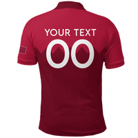Custom Qatar Polo Shirt Football 2022 LT2 - Wonder Print Shop