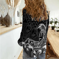 Custom Personalised Hawaii King Kamehameha Aloha Hawai'i Nei Women Casual Shirt LT2 - Wonder Print Shop