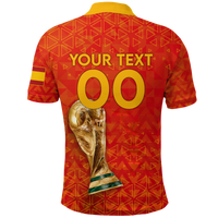 Custom Spain Polo Shirt Football 2022 LT2 - Wonder Print Shop