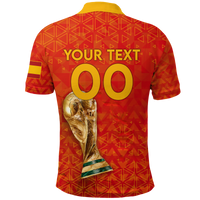 Custom Spain Polo Shirt Football 2022 LT2 - Wonder Print Shop