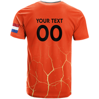 Custom Netherlands T Shirt Football 2022 LT2 - Wonder Print Shop