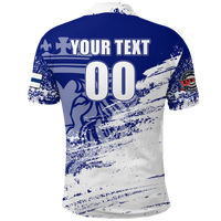 Custom Finland Polo Shirt Suomi Leijonat Hockey LT2 - Wonder Print Shop
