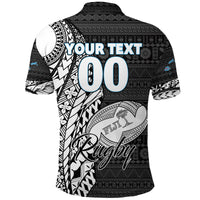 Custom Fiji Rugby Bati Tapa Pattern Polo Shirt LT2 - Wonder Print Shop