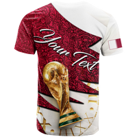 Custom Qatar Football Team World Cup 2022 T Shirt LT2 - Wonder Print Shop