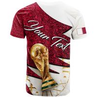 Custom Qatar Football Team World Cup 2022 T Shirt LT2 - Wonder Print Shop