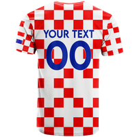 Custom Croatia T Shirt Football 2022 LT2 - Wonder Print Shop