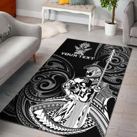 Custom Personalised Hawaii Ikaika Warrior Area Rug LT2 - Wonder Print Shop