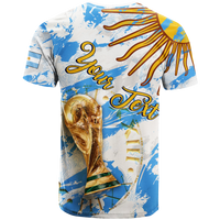 Custom Argentina T Shirt Football 2022 LT2 - Wonder Print Shop