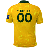 Custom Australia Polo Shirt Football 2022 LT2 - Wonder Print Shop